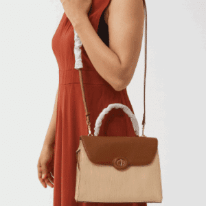 CB002 ChrisBella Leather Tote Bag with Detachable Strap with Wallet