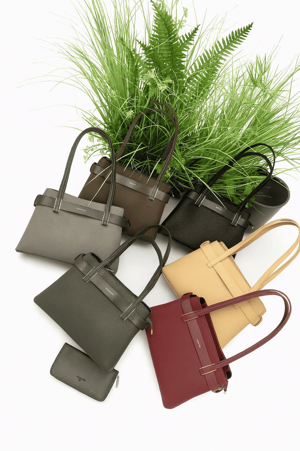 CB006 ChrisBella Leather Long Strap with Wallet