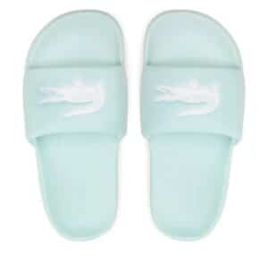 Lacoste Women's Croco 1.0 Synthetic Slides