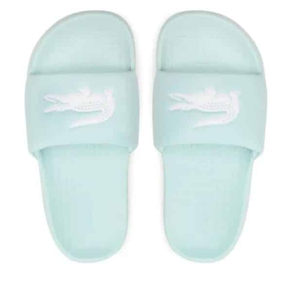 Lacoste Women's Croco 1.0 Synthetic Slides