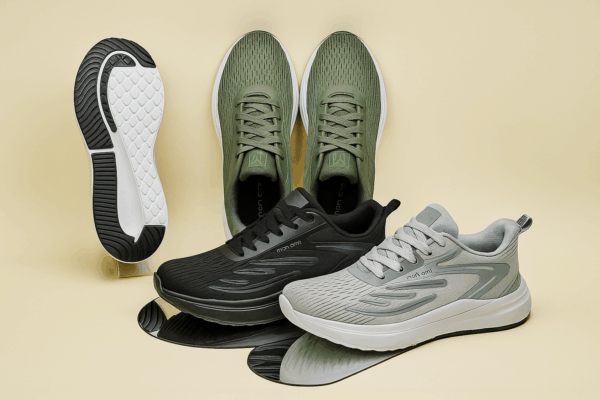 MON AMI – ITALIAN DESIGN MI-MF005-BLACK RUNNING SHOE - Image 3