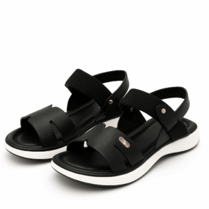 MON AMI – ITALIAN DESIGN MI-WF007 Confort Textured Comfort Sandals with Hook and Loop Closure