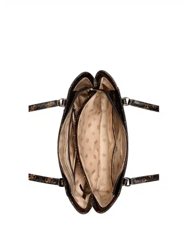 GUESS Brown logo Daryna elite tote bag - Image 4