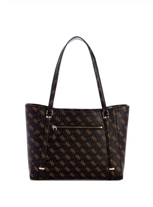 GUESS Brown logo Daryna elite tote bag - Image 3