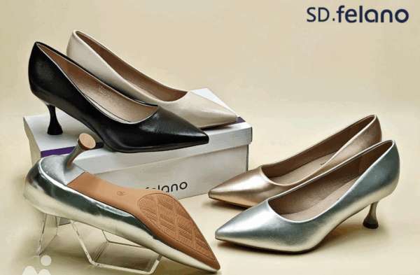 SD.FELANO MI-WF003 Mid Heel Pointed Pump - Image 6