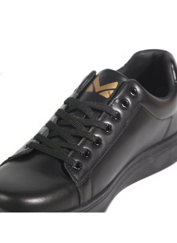 MON AMI – ITALIAN DESIGN MI-MF001 Men's Black Sneakers - Image 6