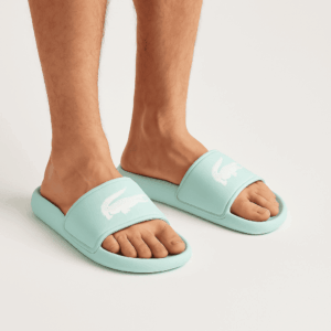 Lacoste Women's Croco 1.0 Synthetic Slides