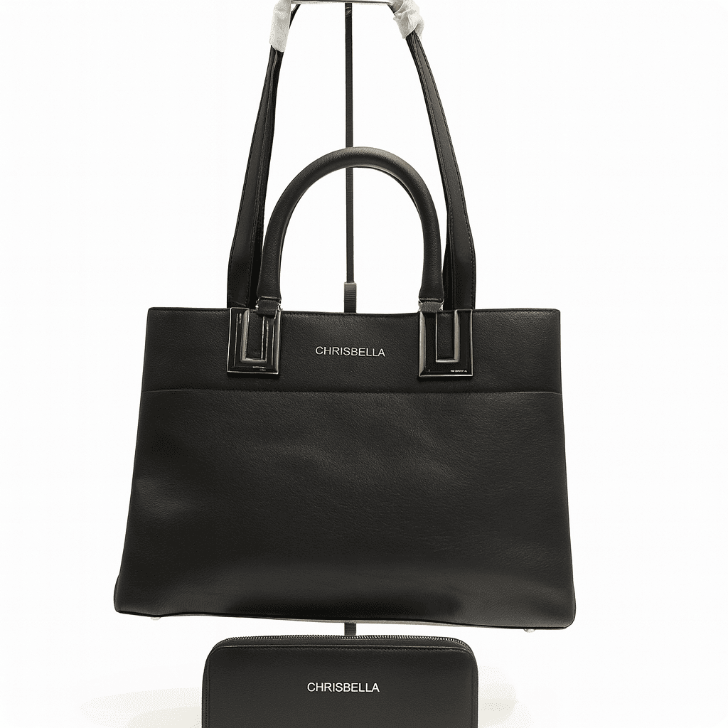 CB033-CHRISBELLA Structured Tote Bag with Wallet - Image 8