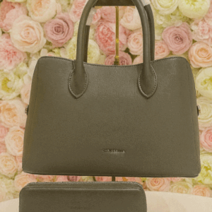 CB036-CHISBELLA Zippered Satchel Bag