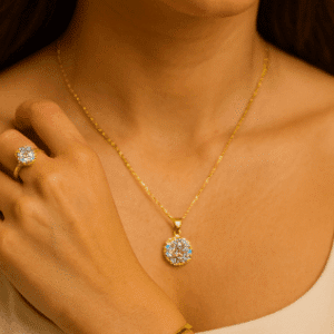 CORAL15- LUXURY JEWELRY & WATCH GIFT SET