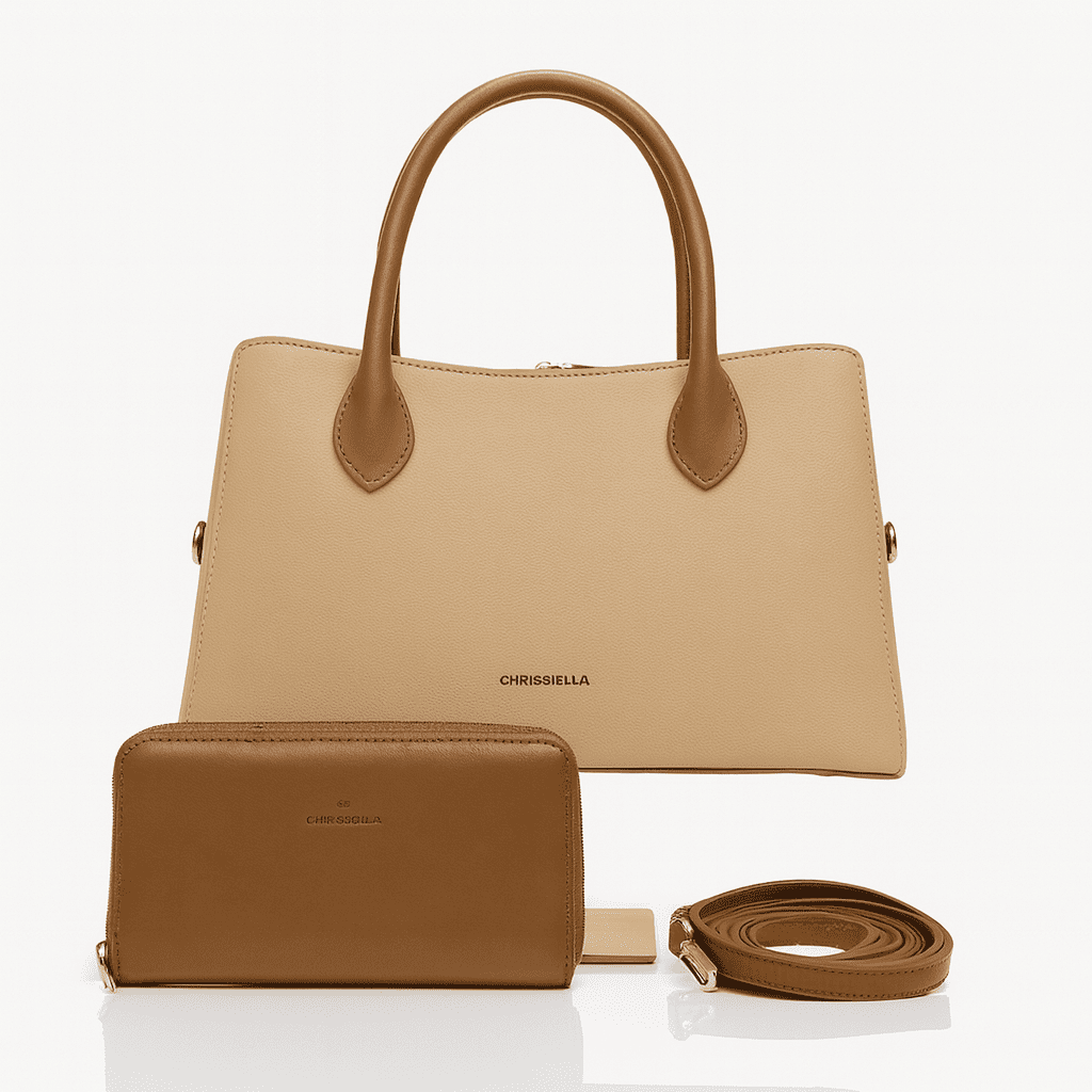 CB036-CHISBELLA Zippered Satchel Bag - Image 8