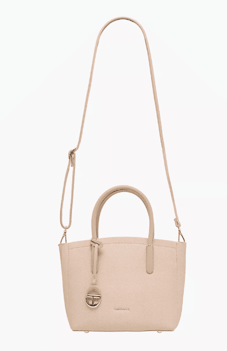 CB003 ChrisBella Textured Tote Bag with Strap and Wallet - Image 4