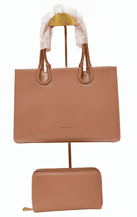 CB008 ChrisBella Leather Handbag with Wallet