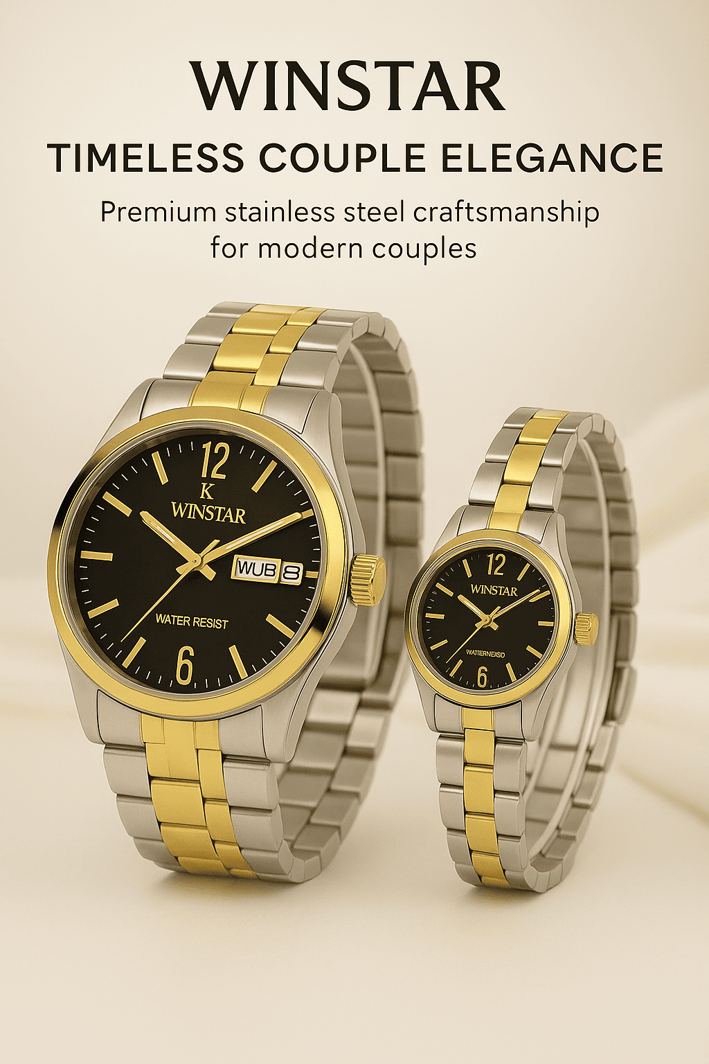 CWS003-WINSTAR COUPLE WATCH SET - Image 2