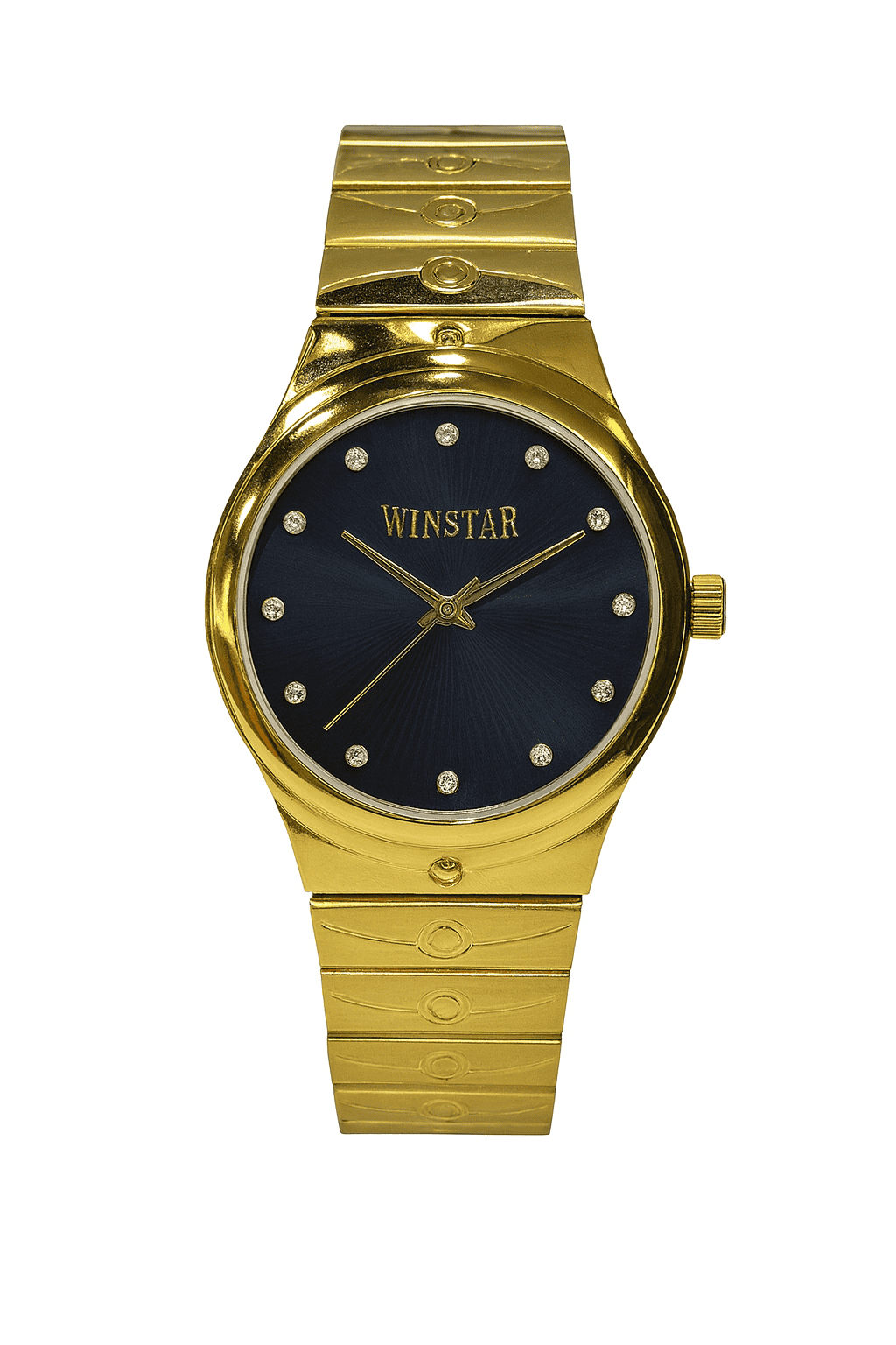 MWS002-WINSTAR MEN GOLD WATCH - Image 5