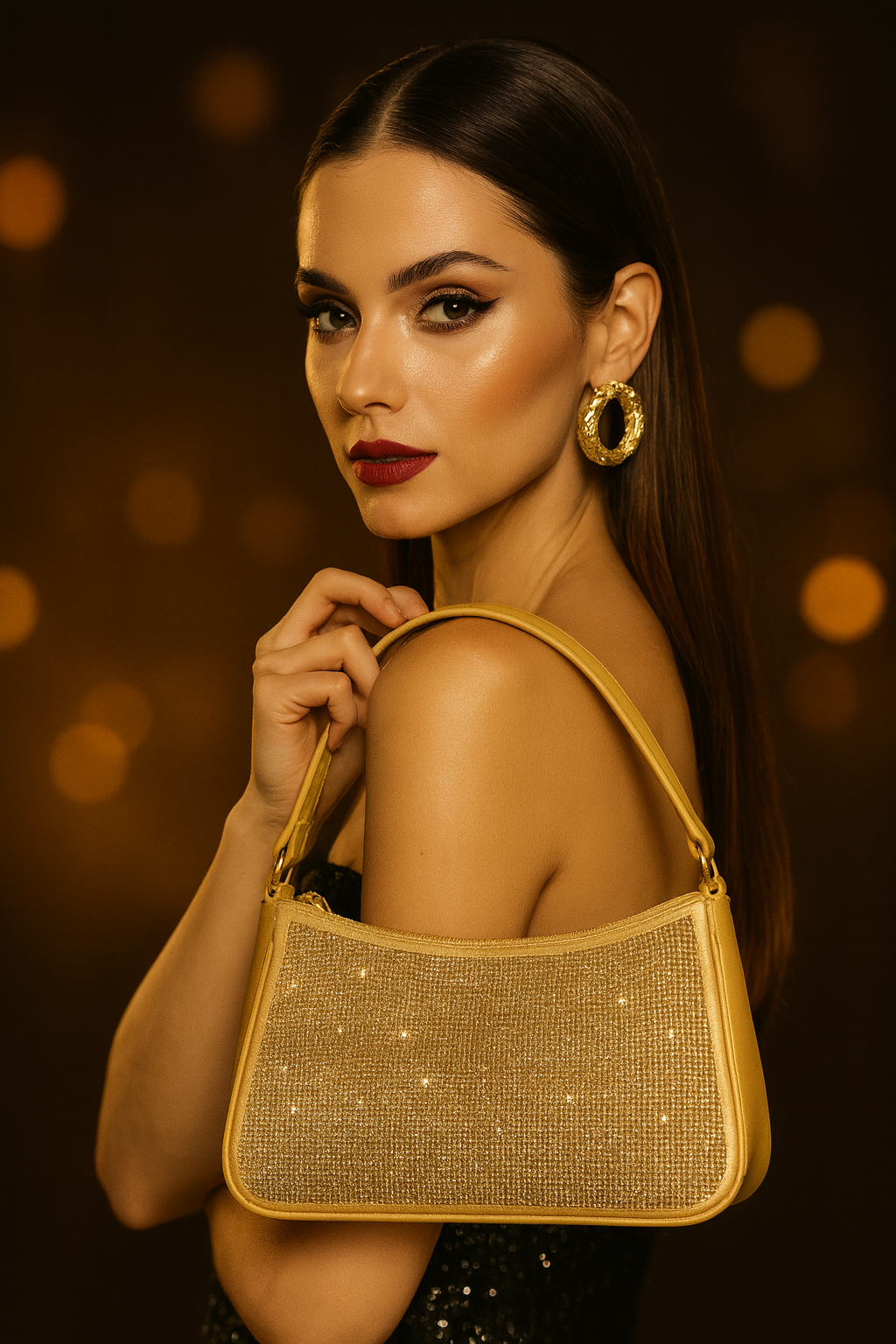 CB055-Sparkly Evening Handbag - Image 8