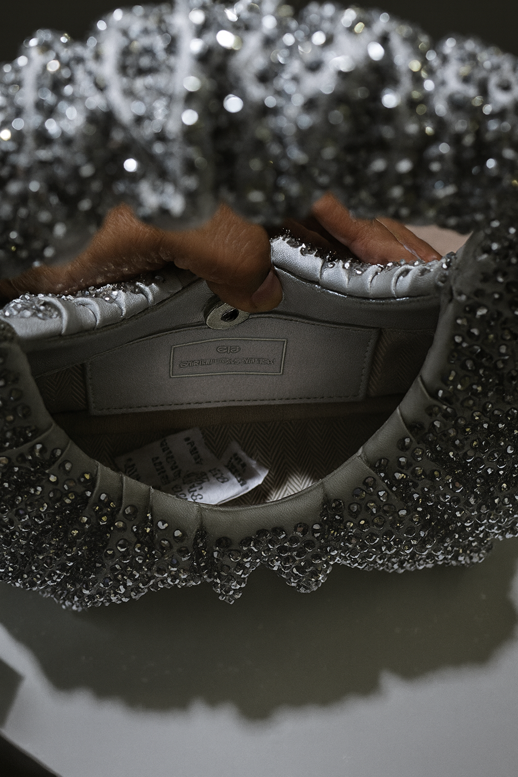 CB061-Premium Sparkling Ruched-Handle Party Bag Collection, - Image 3