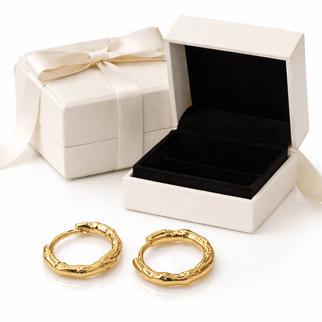 ZUPE004-14K Gold Plated Hoop Earrings Set for Women - Image 2