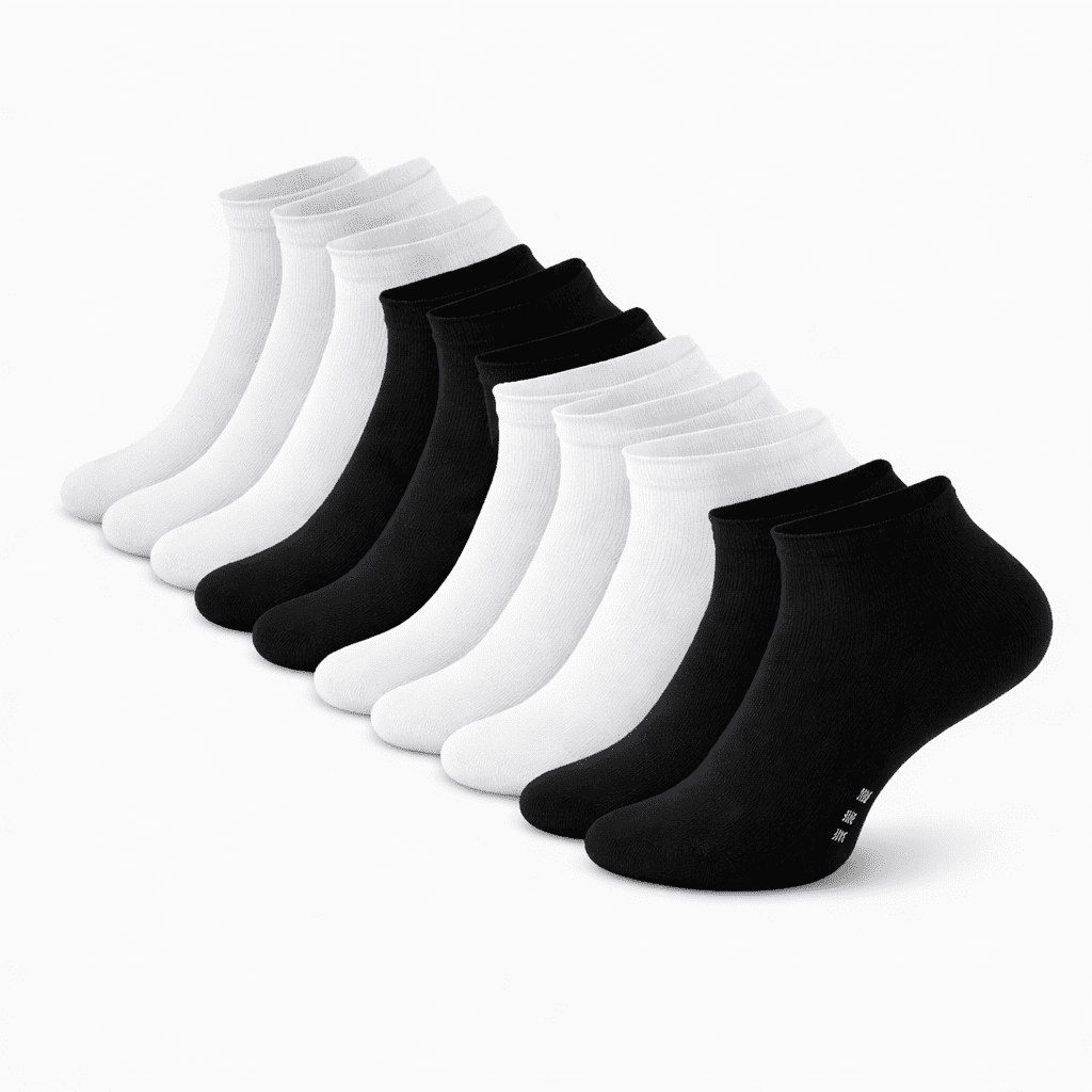 MS002-Unisex Ankle Socks – 5 Pairs Pack - Image 3