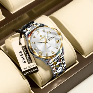 MW751-POEDAGAR Business Man Wristwatch Waterproof