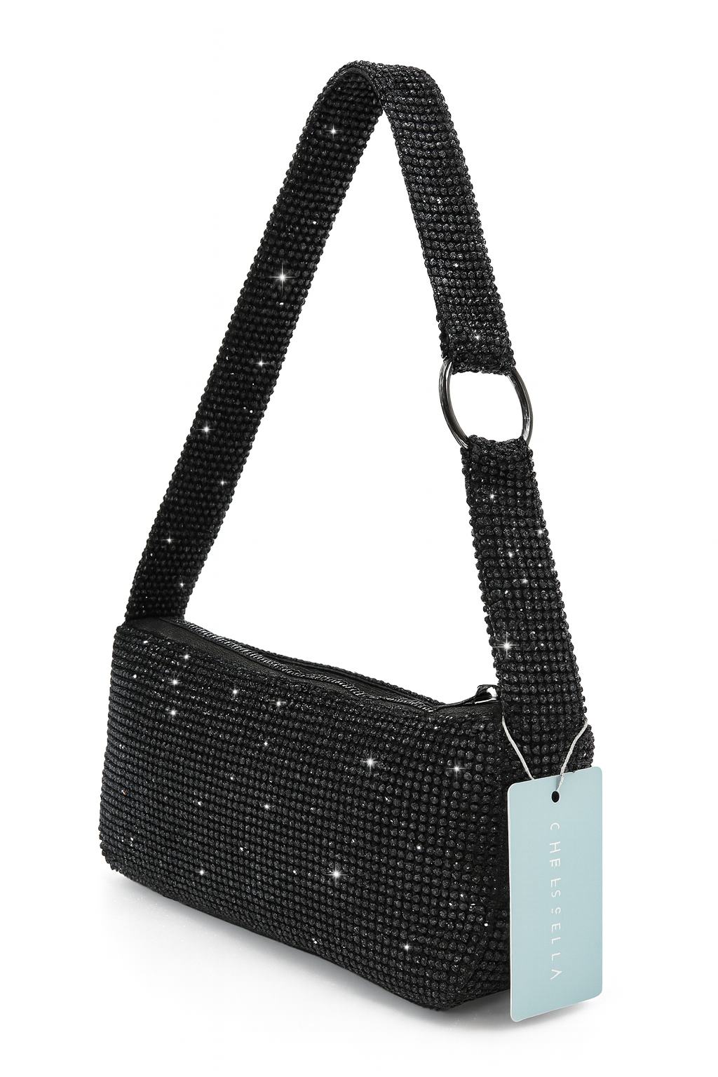 CB058-Sparkling Crystal Shoulder Bag CHRISBELLA - Image 9