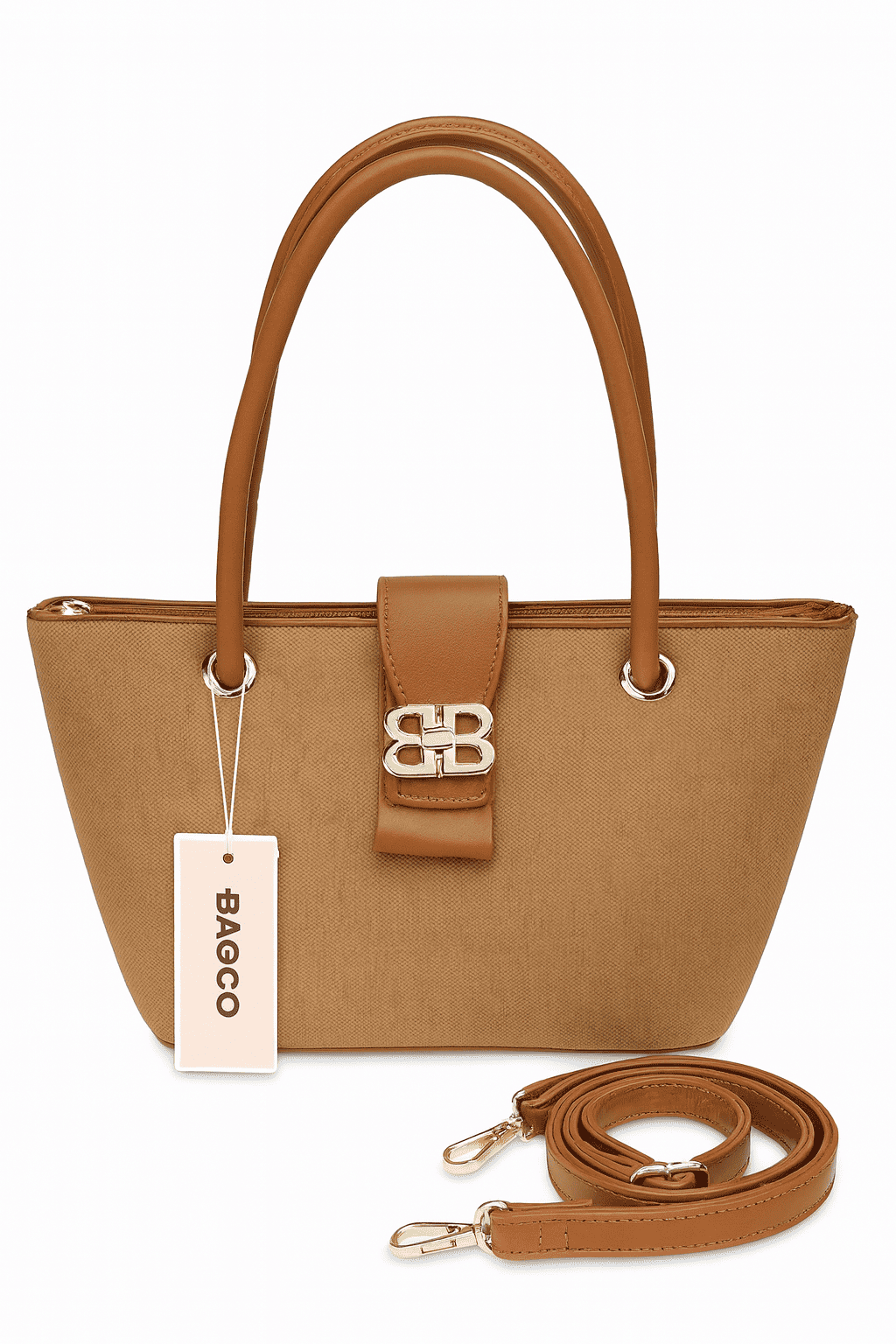 CB050-BAGCO Women’s Premium Faux-Leather Mini Tote Bag - Image 9