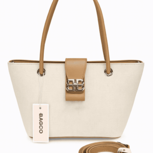 CB050-BAGCO Women’s Premium Faux-Leather Mini Tote Bag