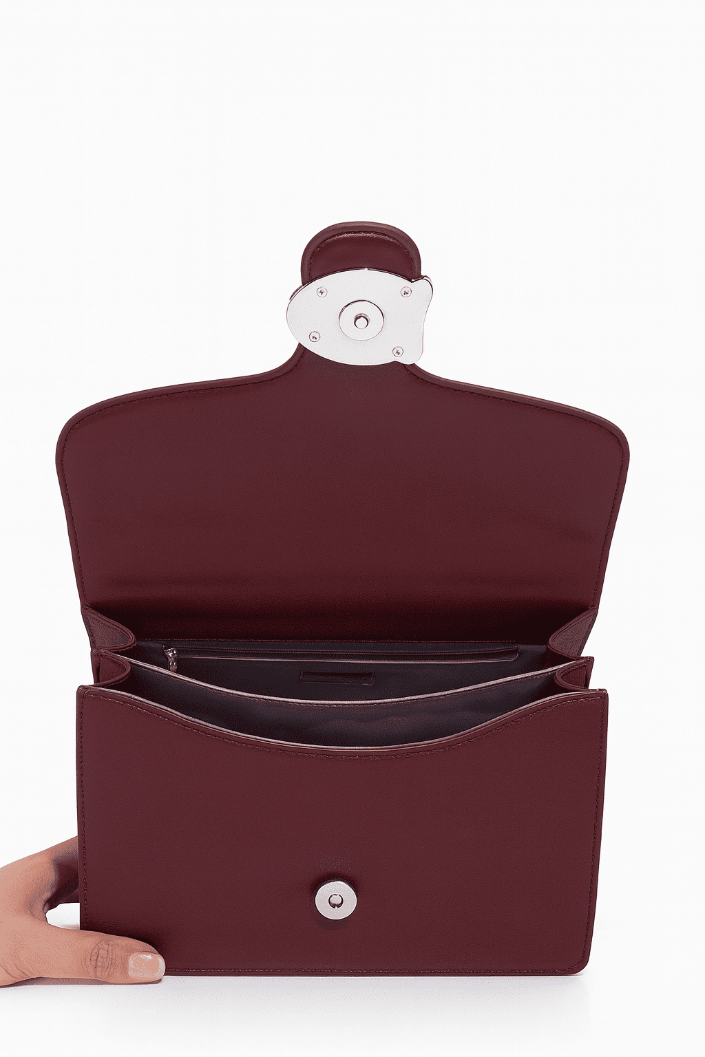 CB054-Women’s Classic Black Shoulder Bag - Image 4