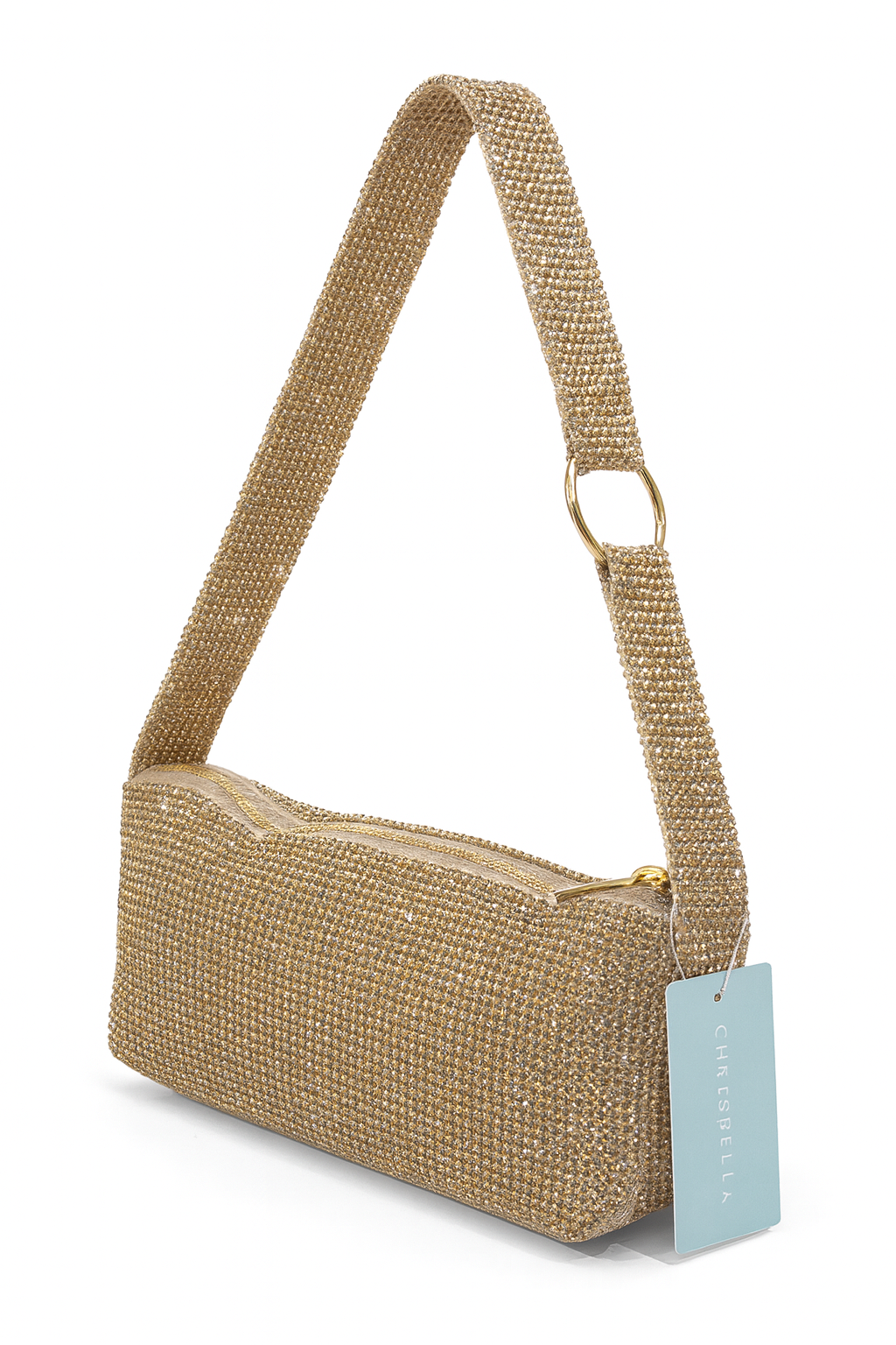 CB058-Sparkling Crystal Shoulder Bag CHRISBELLA - Image 8