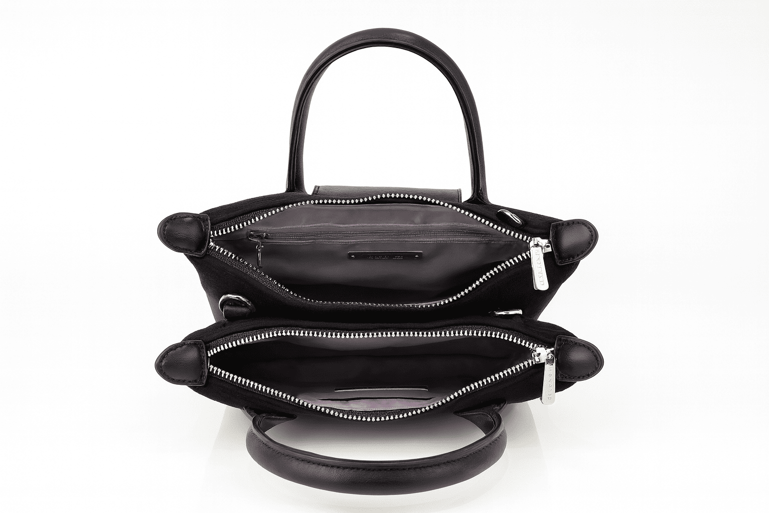 CB060-Suede Mini Tote Handbag - Image 4