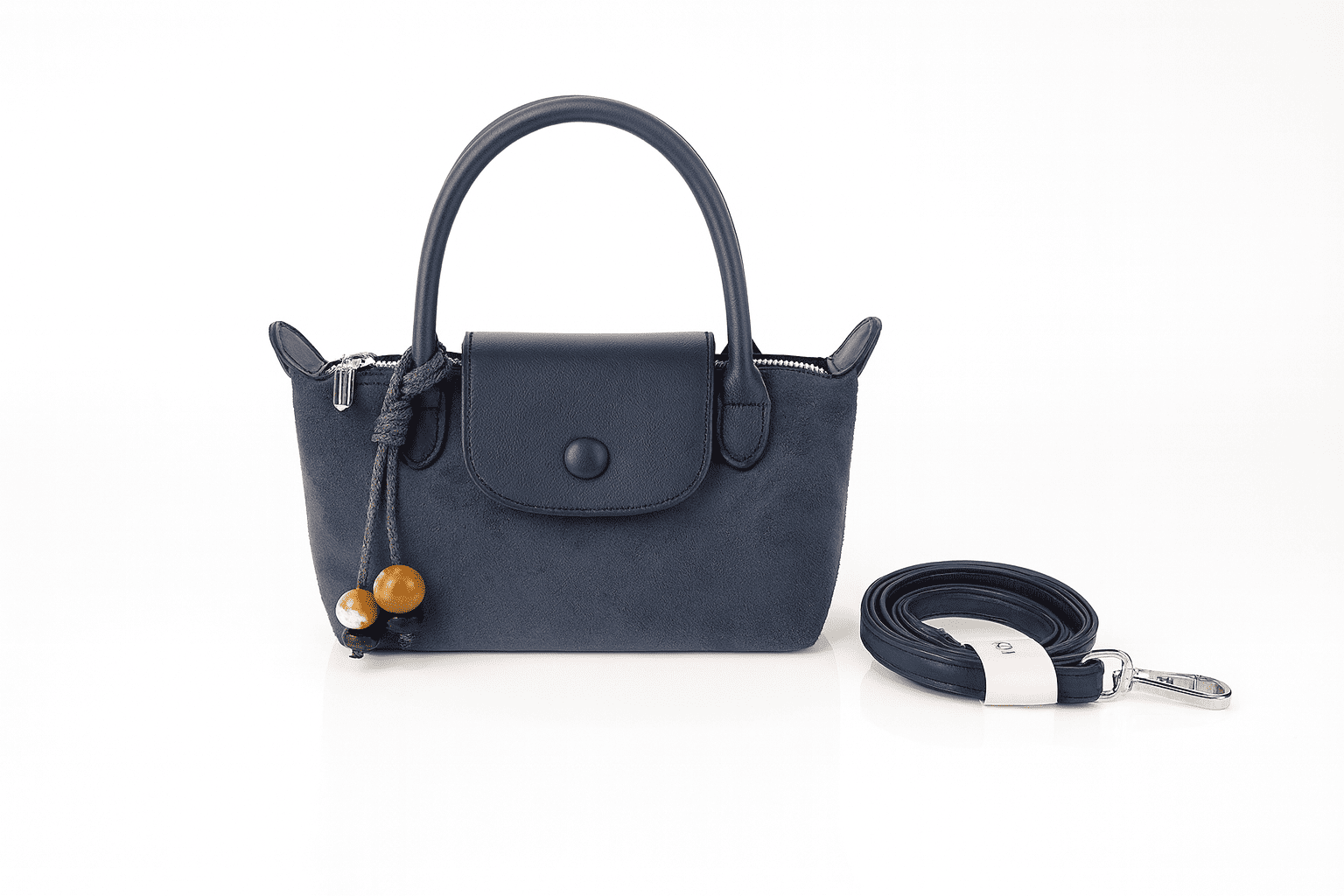CB060-Suede Mini Tote Handbag - Image 12
