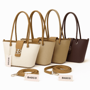 CB050-BAGCO Women’s Premium Faux-Leather Mini Tote Bag