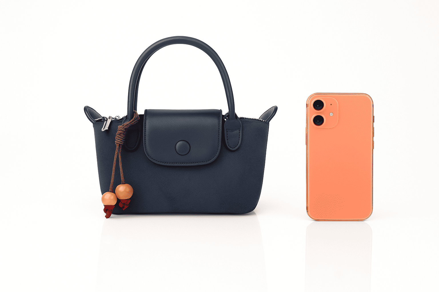 CB060-Suede Mini Tote Handbag - Image 5