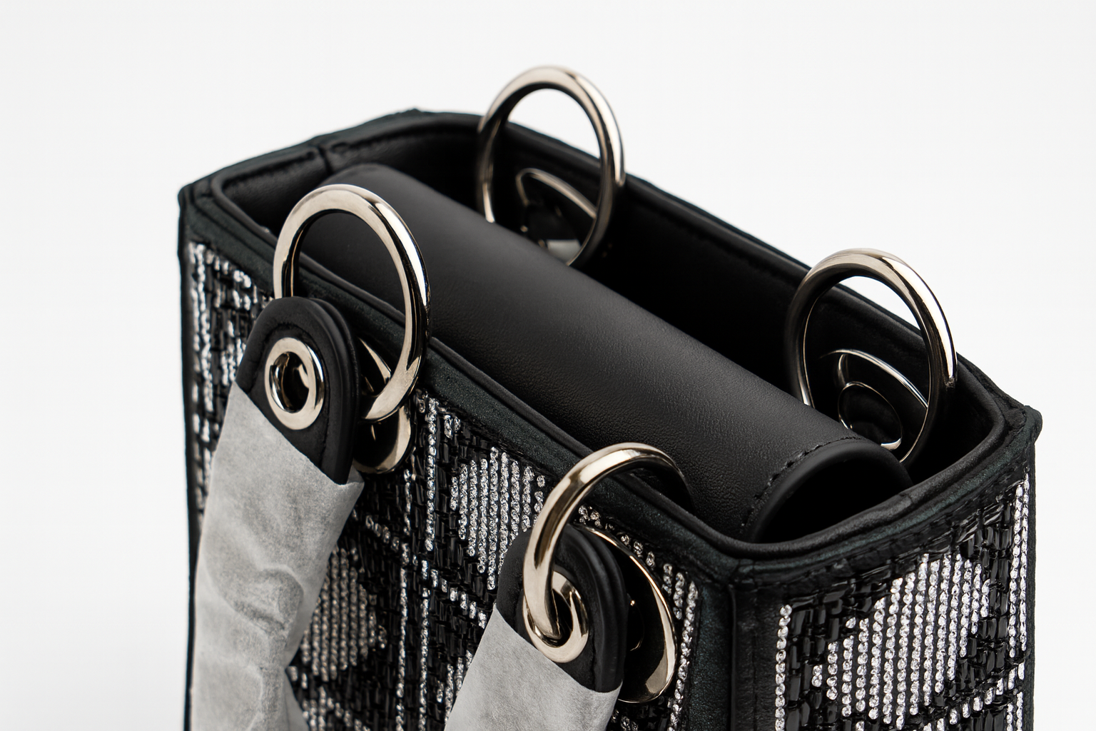 CB063-Luxury Crystal Mini Lady Handbag - Image 3