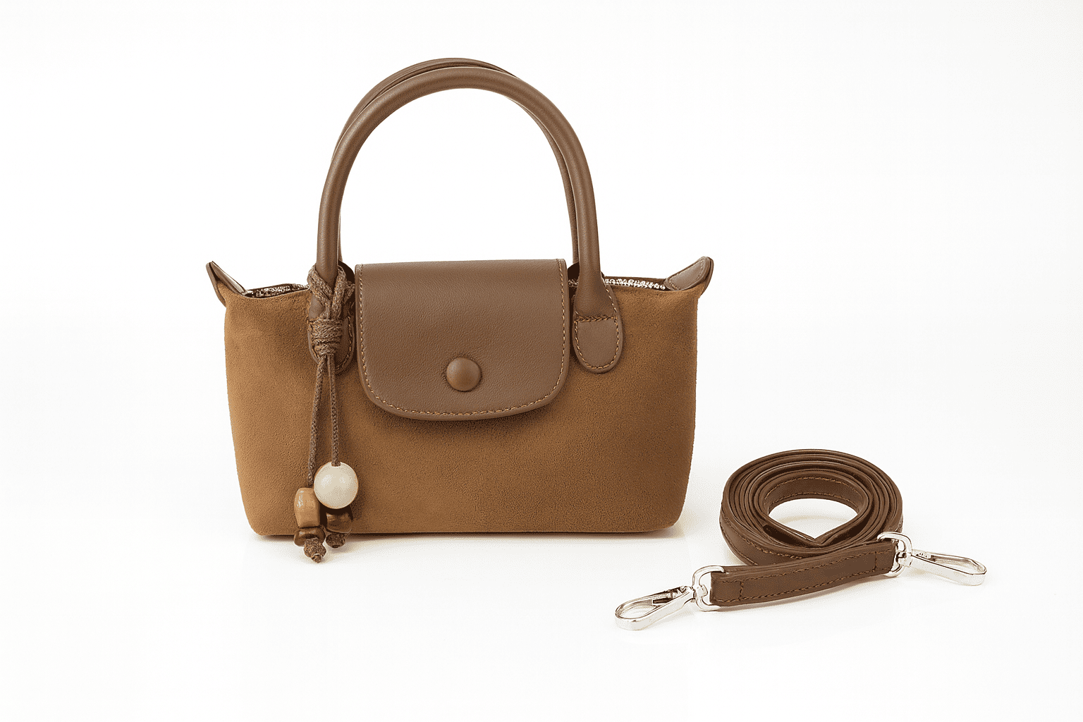 CB060-Suede Mini Tote Handbag - Image 13