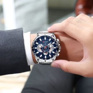 CURREN Luxury Brand Casual Chronograph Wristwatches for Mens {MW758}