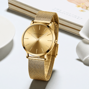 Hannah Martin - 36mm Full Gold New Style Japan Quartz Movement Brand Stainless Steel (WW735)