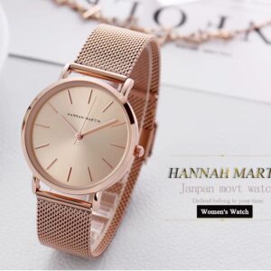 Hannah Martin – 36mm Full Gold New Style Japan Quartz Movement Brand Stainless Steel (WW735)