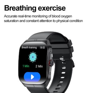 HD AMOLED Curved Health Monitoring Fitness Tracker Men Women Smartwatch {MW789}