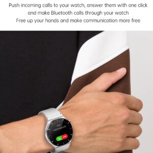 LIGE ECG+PPG Bluetooth Call Smart Watch Men 2023 Sports Bracelet NFC Waterproof(WW791)