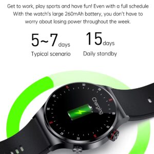 LIGE ECG+PPG Bluetooth Call Smart Watch Men 2023 Sports Bracelet NFC Waterproof(WW791)