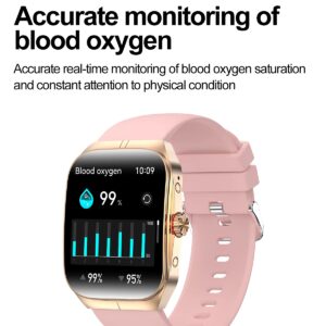 HD AMOLED Curved Health Monitoring Fitness Tracker Men Women Smartwatch {MW789}