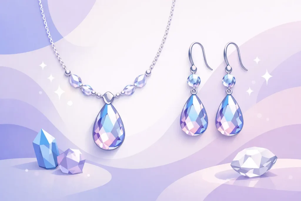 Crystal Necklace and Earring Set Guide
